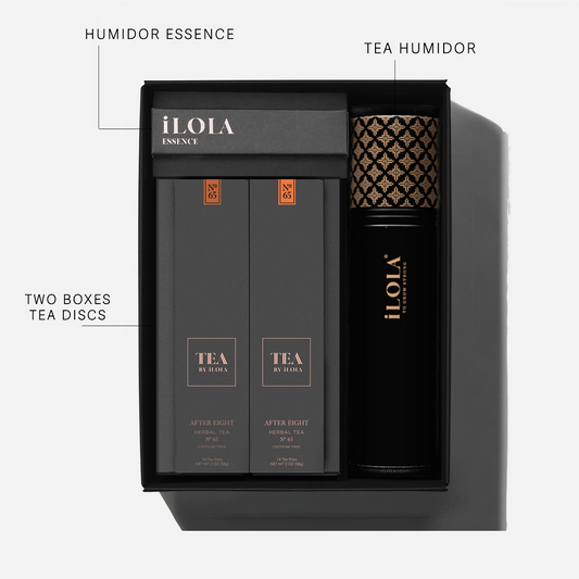 iLOLA Humidor Starter Set – Tea Aging + Storage System