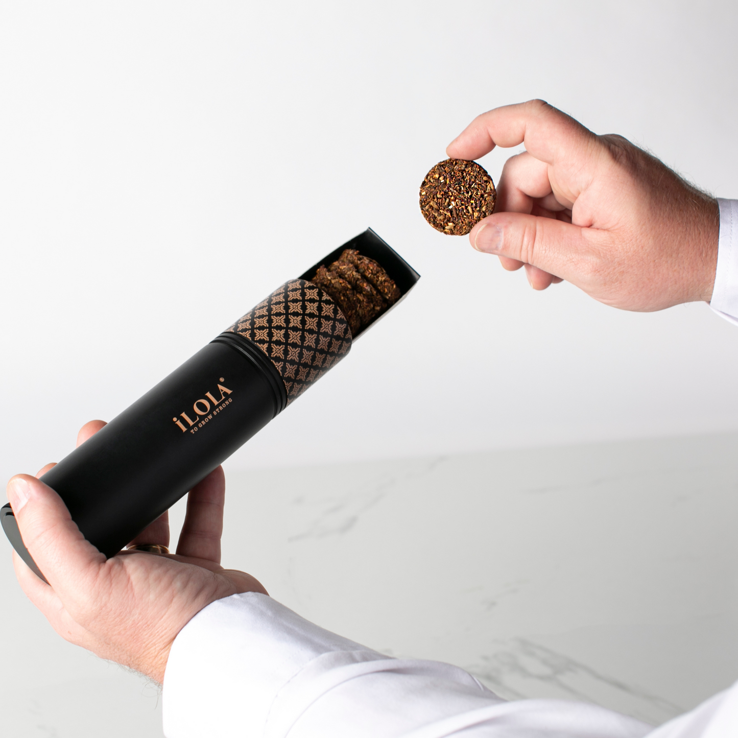 Tea Disc Humidor | Luxury Storage for Loose-Leaf Tea