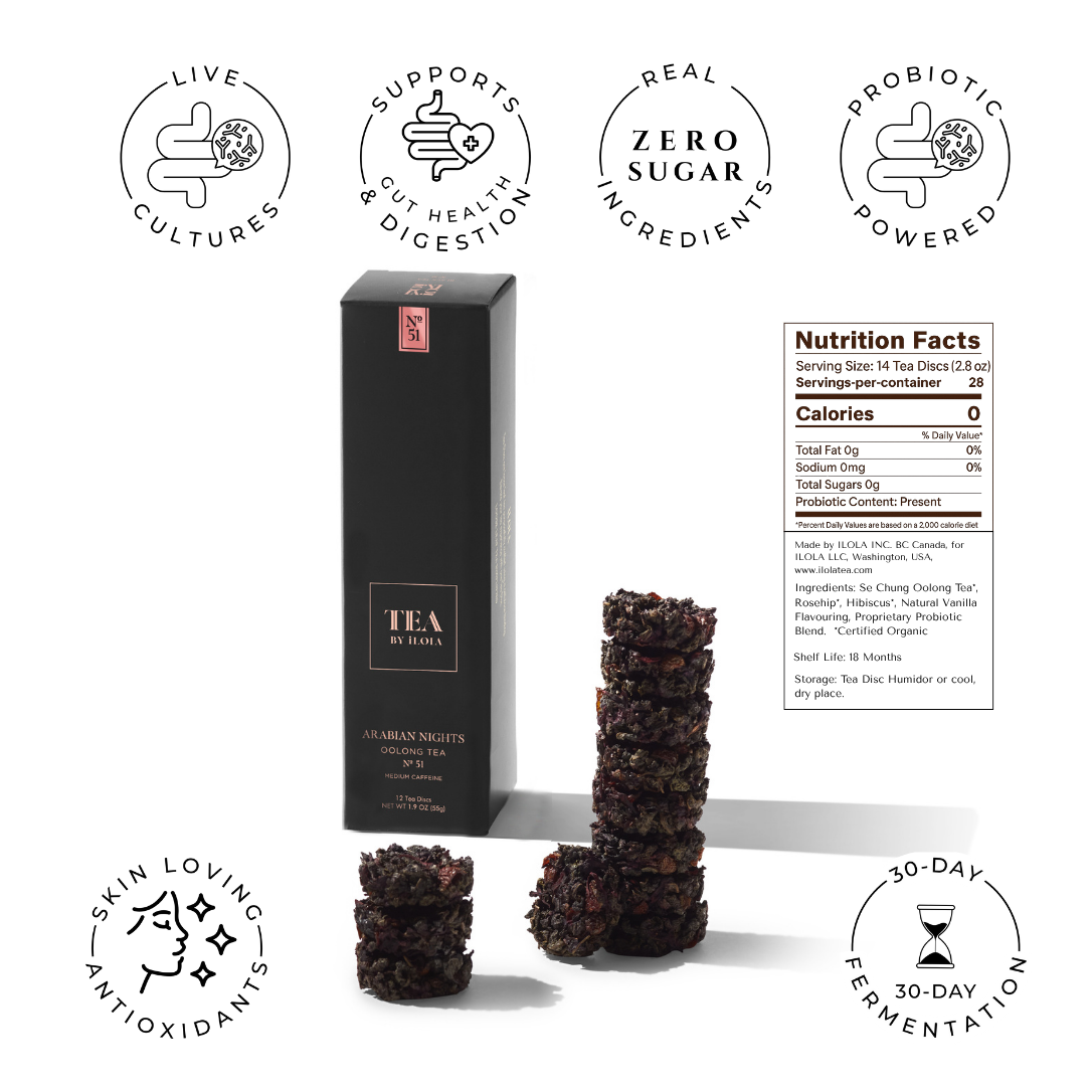 Arabian Nights No. 51 | Floral Oolong Tea with Hibiscus & Rosehip Arabian Nights No. 51 | Floral Oolong Tea with Hibiscus & Rosehip
