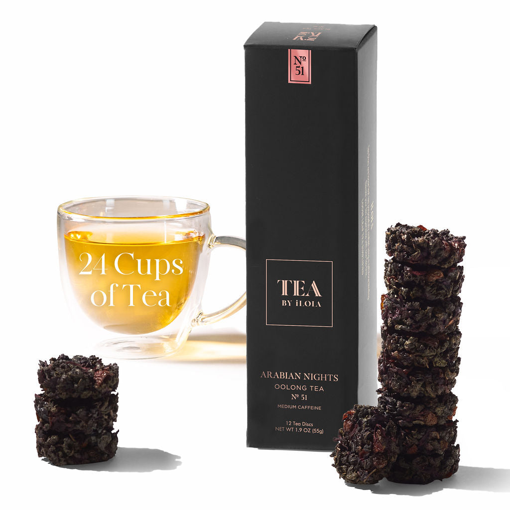 Arabian Nights No. 51 – Spiced Floral Probiotic Oolong Tea Discs