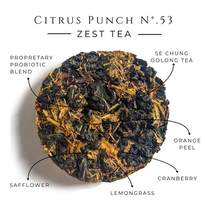 Citrus Punch No. 53 – Citrus Probiotic Oolong Tea Discs