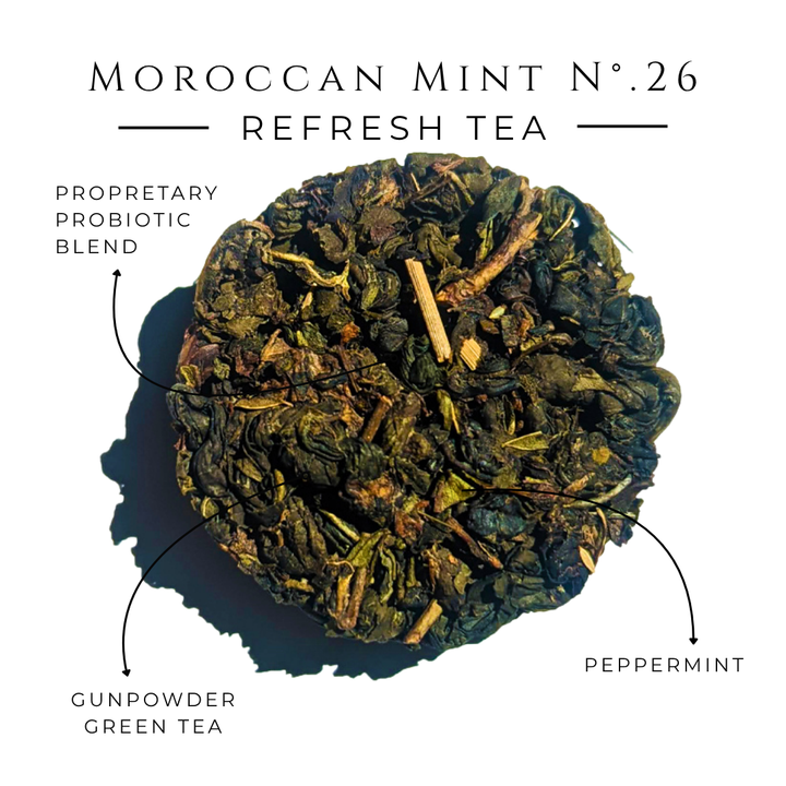 Moroccan Mint No. 26 |  Loose Leaf Green Tea Disc