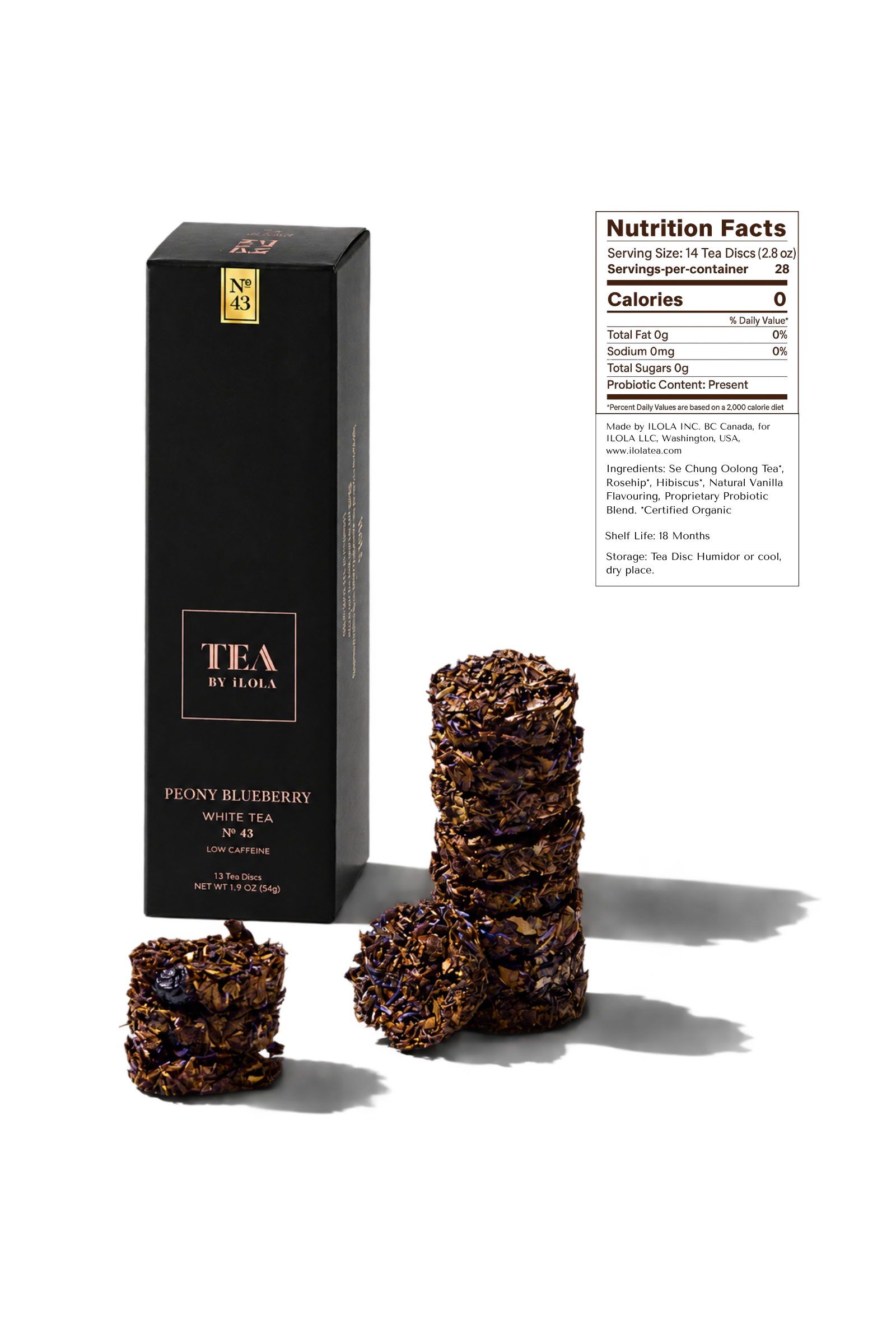 Peony Blueberry No. 43 | Loose Leaf White Tea