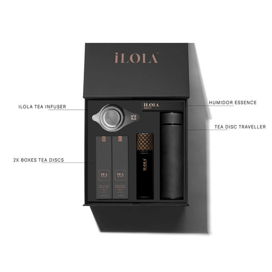 iLOLA Humidor Premium Set – Luxury Tea Disc Storage