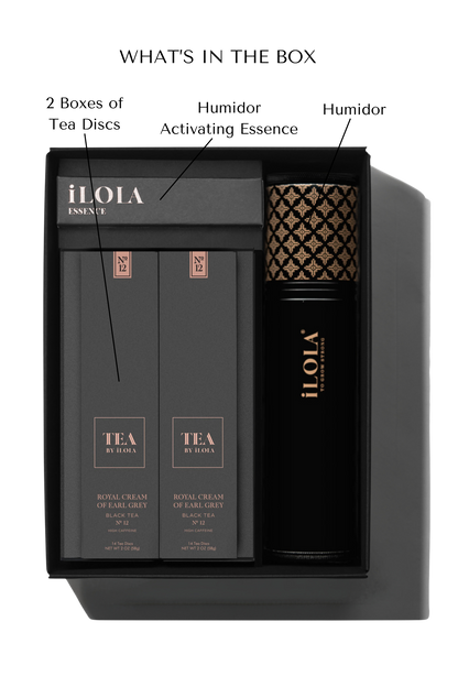 iLOLA Humidor Starter Set – Tea Aging + Storage System