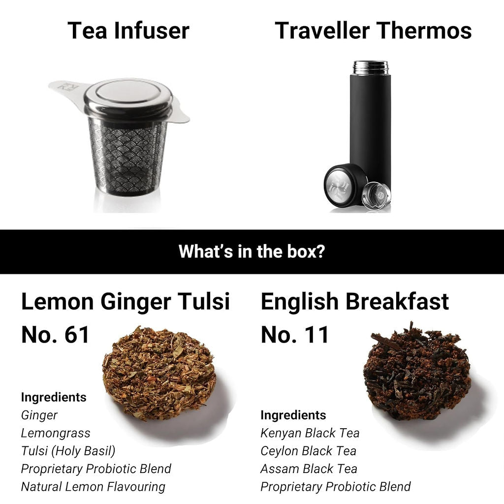 Tea Disc Essential Set | Probiotic Loose Leaf Tea Discovery Box – iLOLA