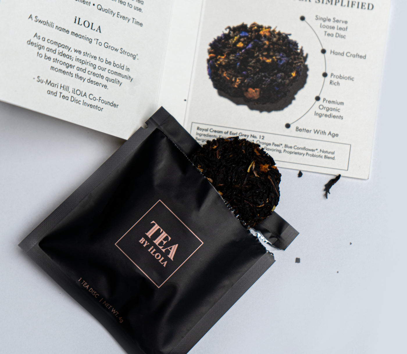 iLOLA TEA DISC™ sample booklets - (Sold Individually)