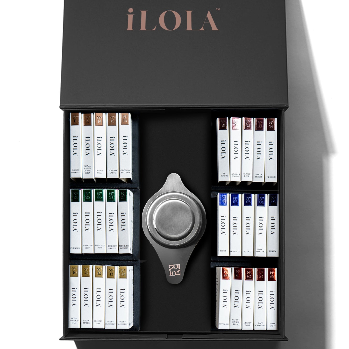 House of iLOLA – Tea Disc Sampler Set (30 Teas + Infuser)